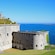 A historical fort next to the ocean